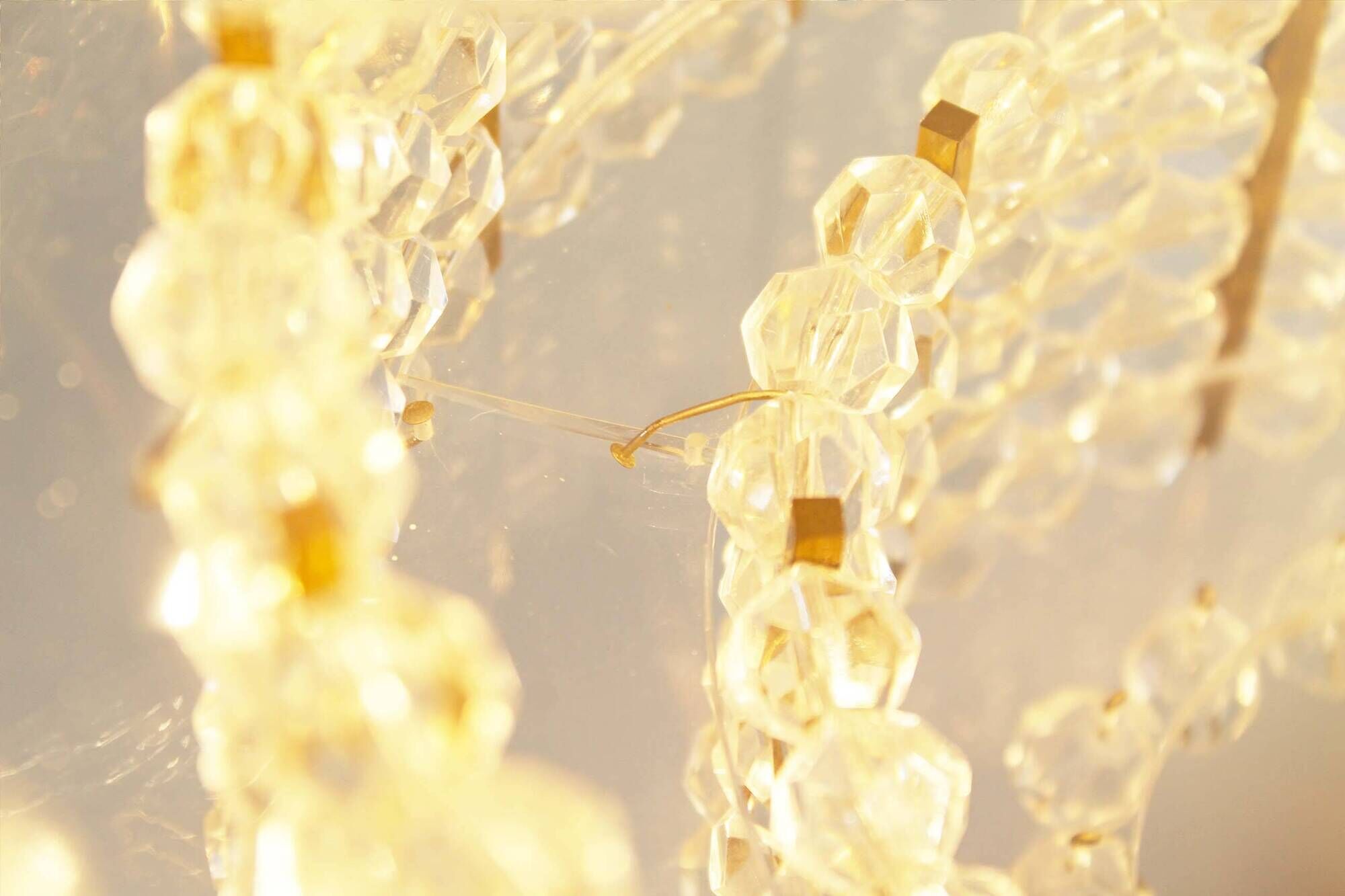 Large Vintage chandelier by Emil Stejnar for Rupert Nikoll - Austria 1960's