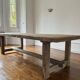 Kingstone farmhouse table in solid oak - 350 cm long