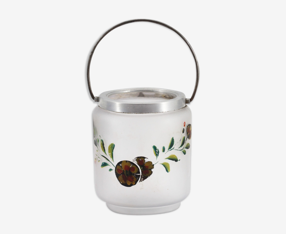 Ancienne bonbonnière en verre