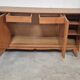 Enfilade 4 portes 1950-1960 pieds compas merisier