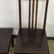 Série de 6 chaises en bois Acajou