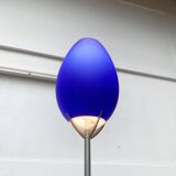 Vintage postmodern floor lamp in Italian glass by Lucente.