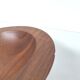 Fruit cup in vintage wooden diabolo shape