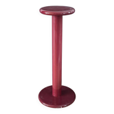 Vintage burgundy plastic plant stand