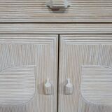 Split reed side board/cabinet 80 x 80 x 40 cm