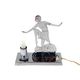 Art Déco Charleston Dancer cubist Table Lamp, LW Paris France, circa 1930