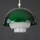 Great looking acrylic pendant lamp by Bent Karlby for ASK Lightings - Model Ergo - Denmark 70's