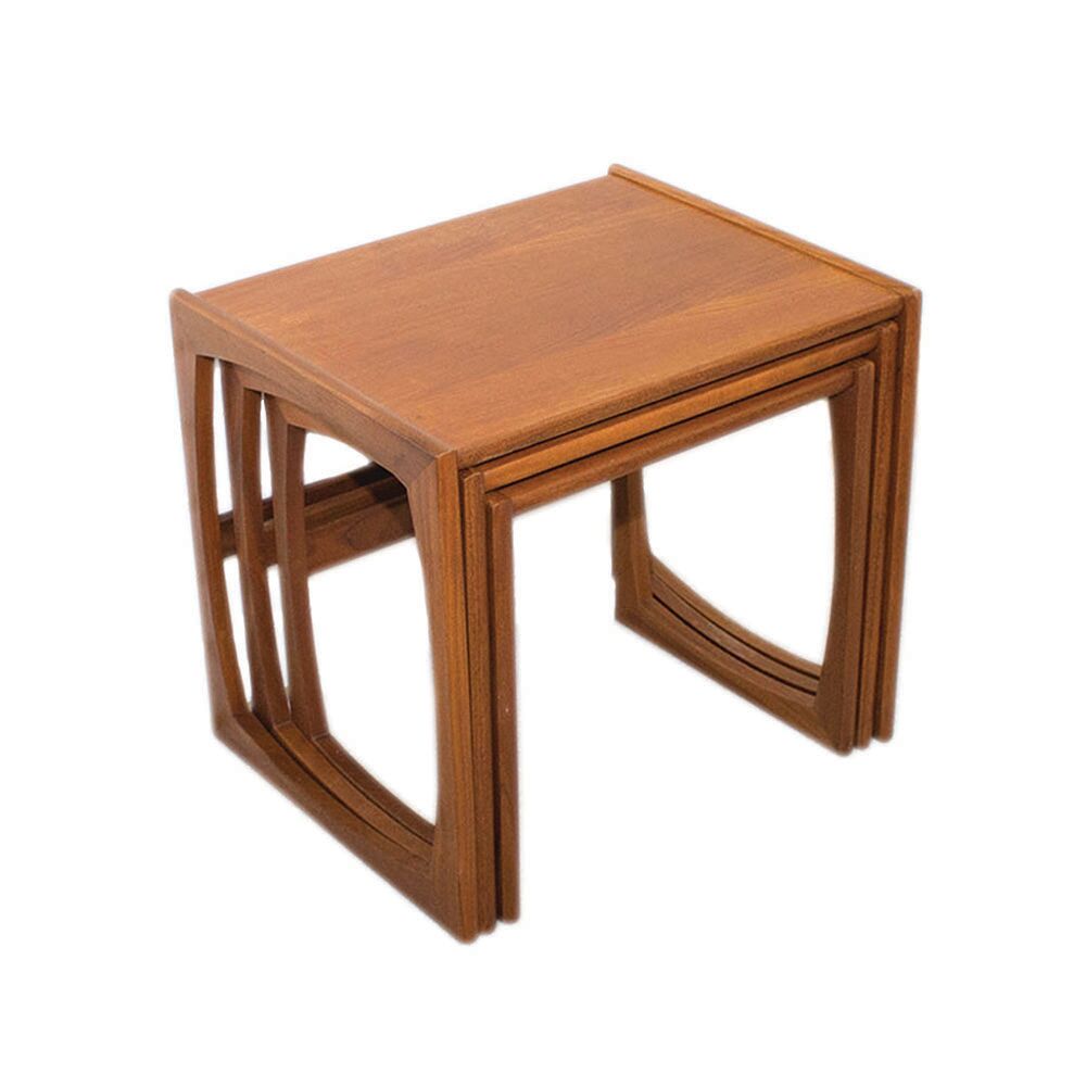 Quadrille nesting tables made by G-Plan in the 1960s