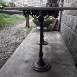 Bistro table marble top 145.5 cm