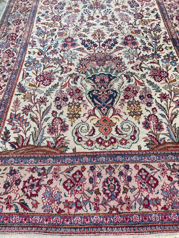 Ancient Persian rug Kashan 128x212 cm