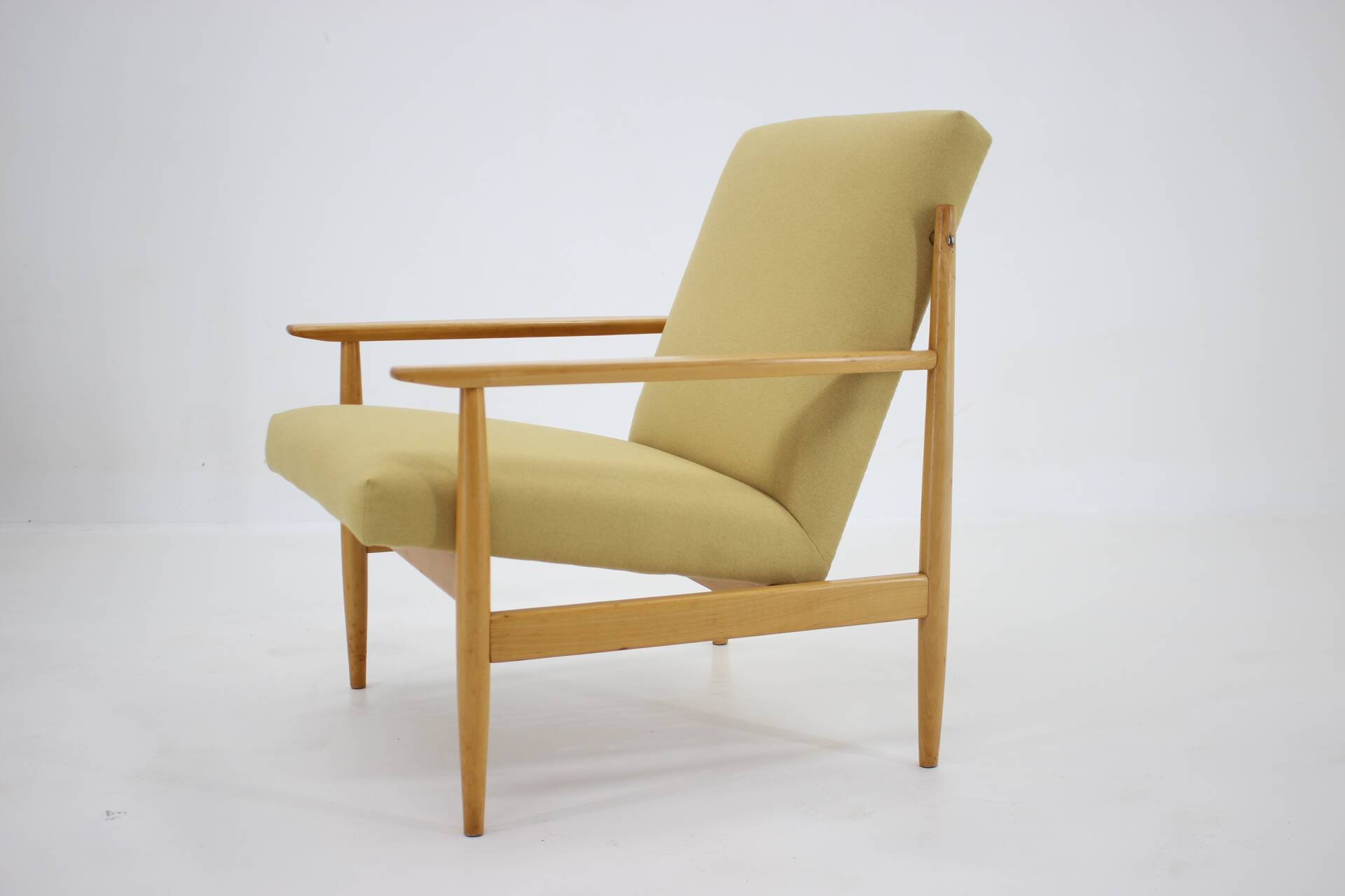 1960s Beech Armchair, Czechoslovakia