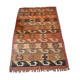 Kilim cotton and burlap carpet - 120x190cm