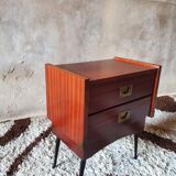 Scandinavian bedside table two drawers