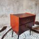 Table de chevet scandinave deux tiroirs