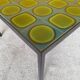 Table basse moderniste en céramique et acier