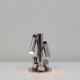 Chrome desk light “Babilonia” by Fase, Spain 70