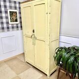 Parisian wardrobe patinated paint
