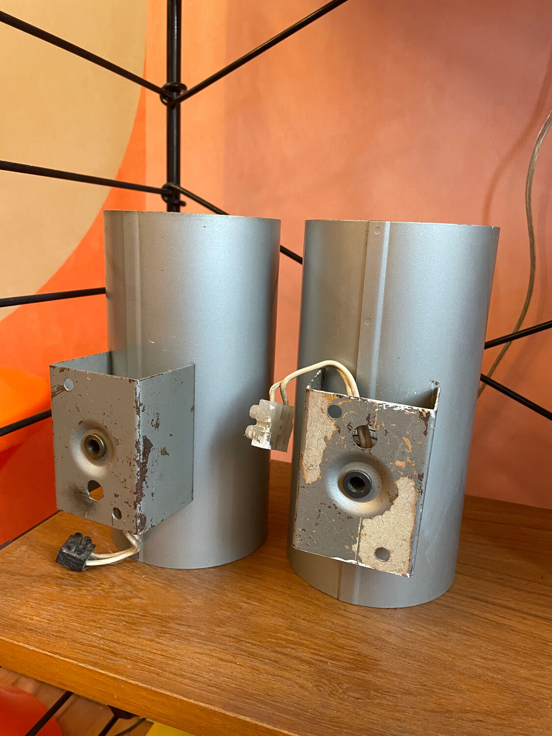 Wall lights space age 70'