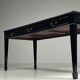 Bureau anglais du 19ème siècle noir