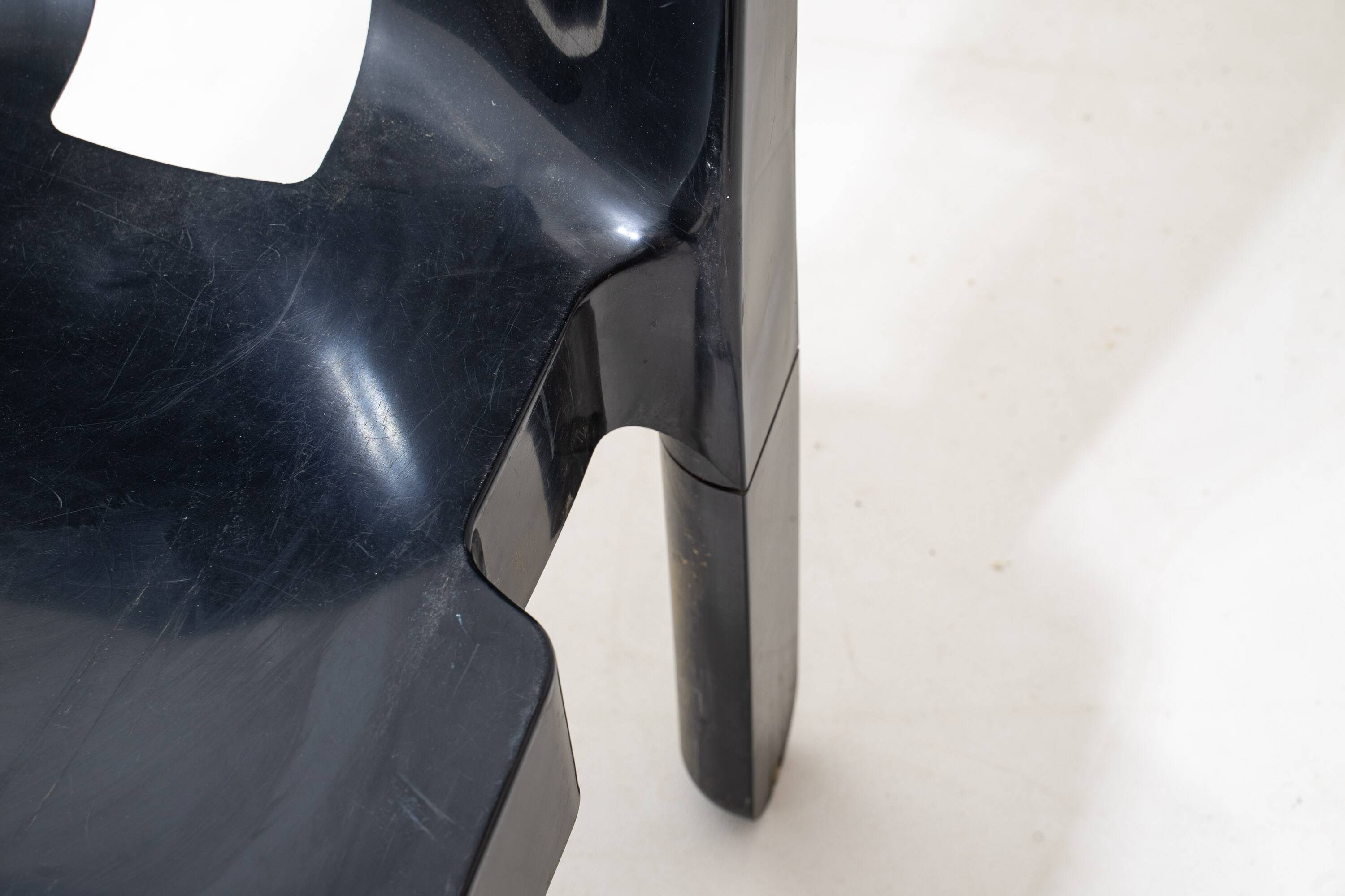 Ensemble de 6 chaises 'Universale' par Joe Colombo