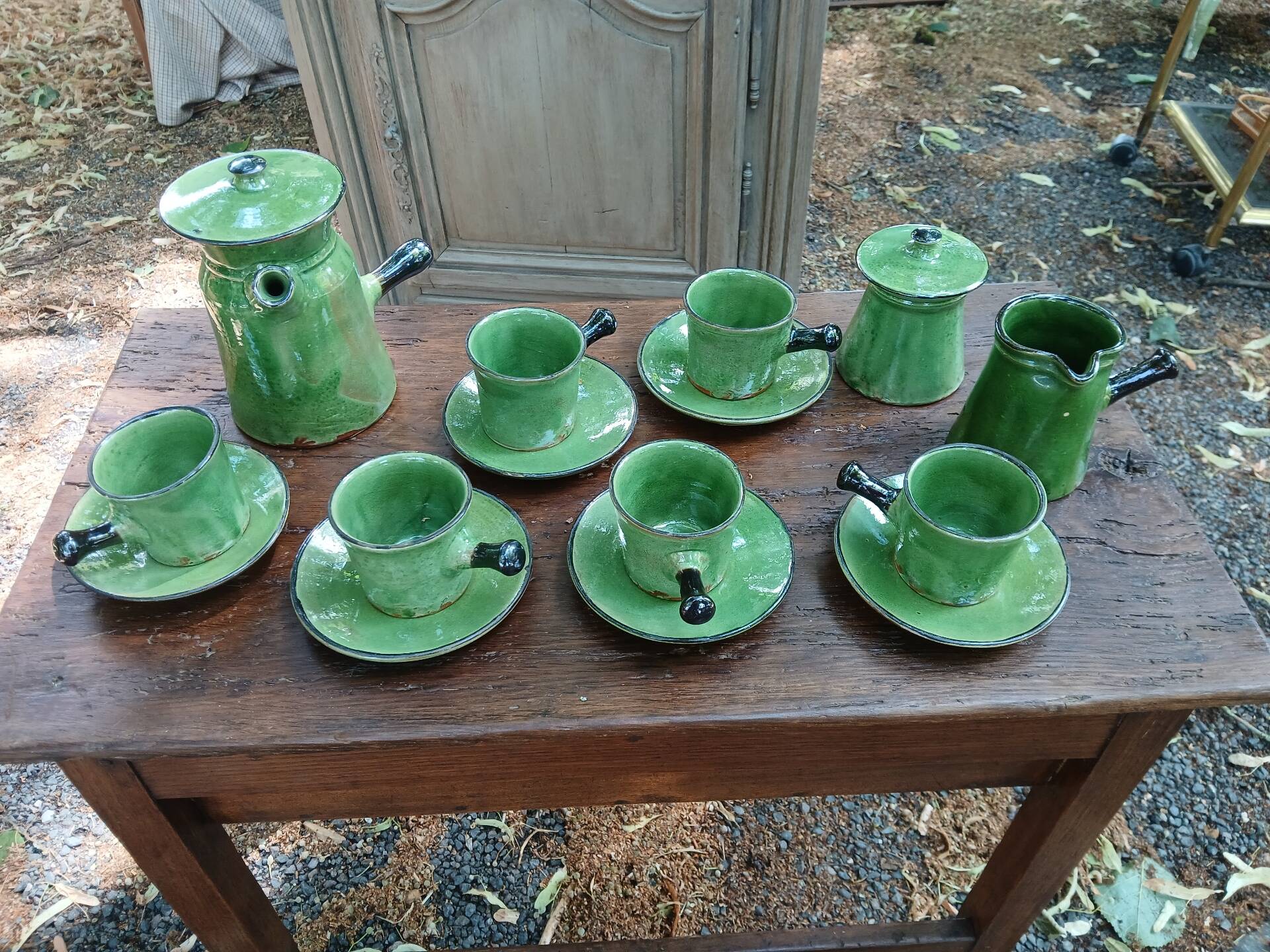 Stoneware coffee service from Marnaz
