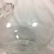Old engraved glass carafe