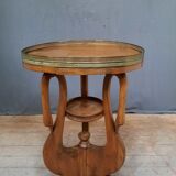 Mahogany gueridon with swan motif