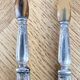 Silver-plated salad servers