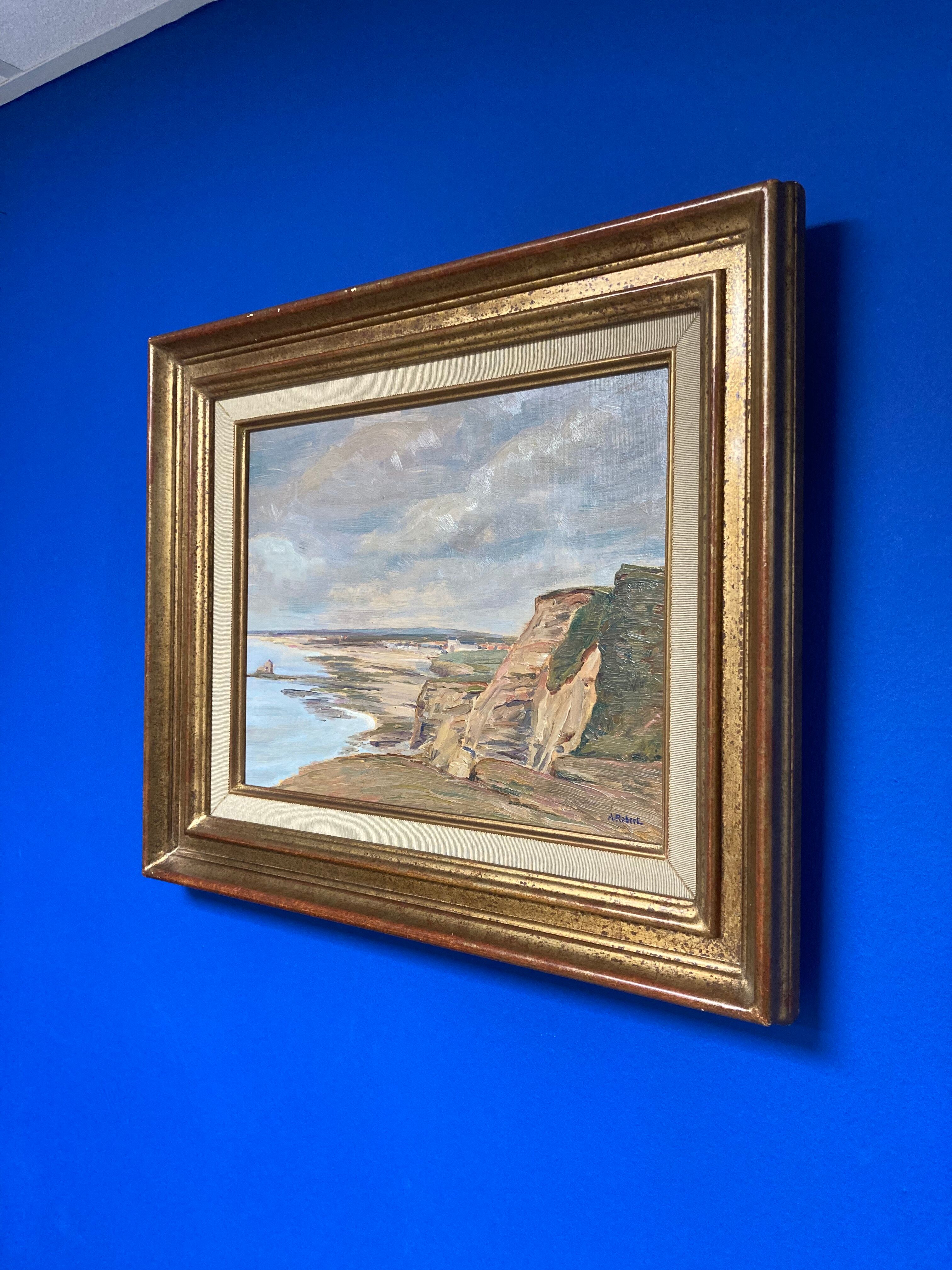 Vintage Seaside Painting