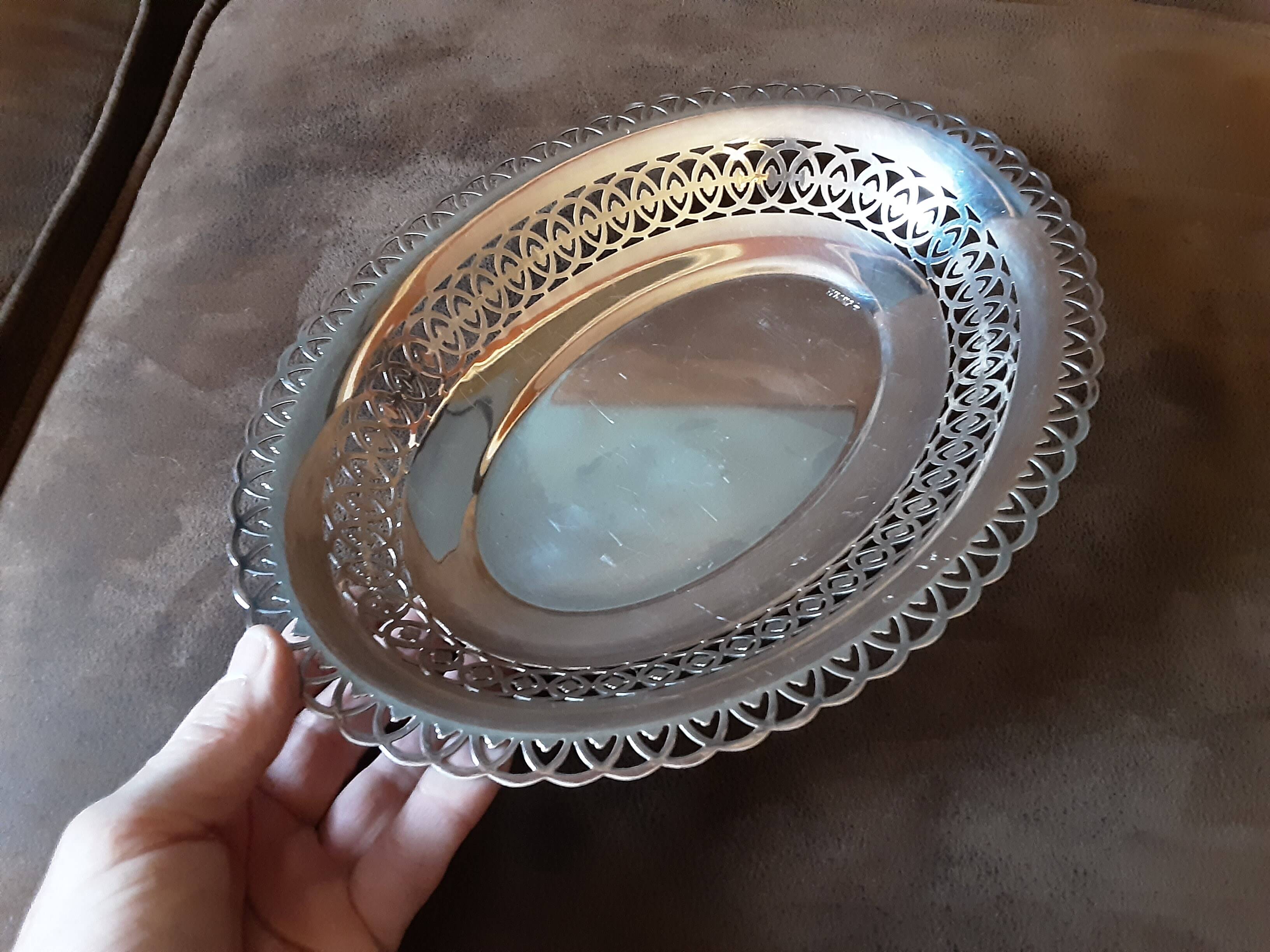 Metal basket, French silversmithing