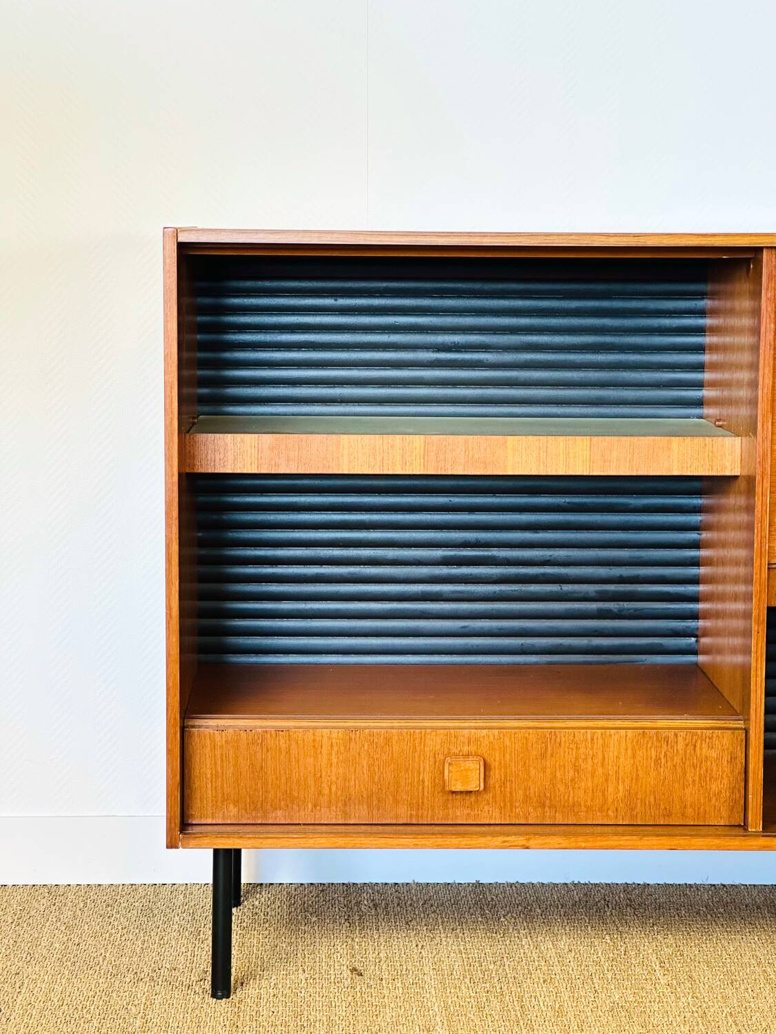 1960s high Scandinavian teak sideboard