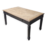 Louis Philippe notary office in oak, 1900 period - 1m49