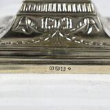 Paire de Flambeaux Électrifiés en Métal Argenté – Milieu XIXe