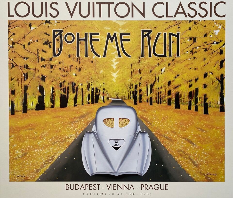 Poster Razzia - Boheme Run - Louis Vuitton Classic 2006- Small size - On linen