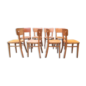 Chaises vintage estampillées Thonet