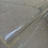 Table basse vintage en plexiglas