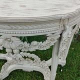console en bois style louis xvi