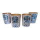 Suite de 4 mugs vintage