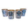 Suite de 4 mugs vintage