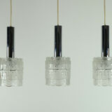 Mid century modern 3-light pendant lamp by hillebrand