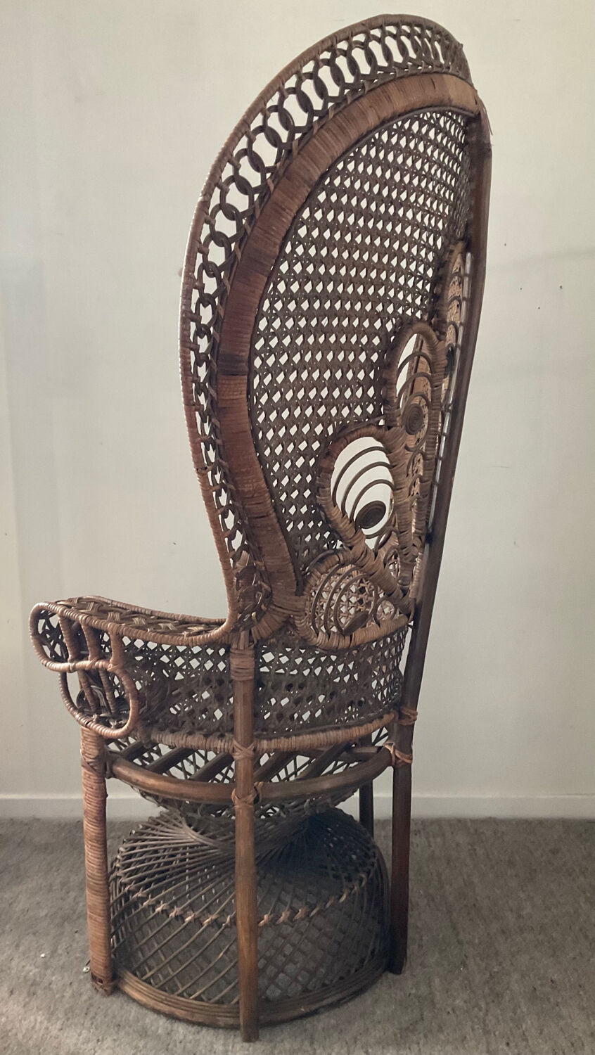 Fauteuil Paon Emmanuelle des années 60