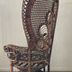Fauteuil Paon Emmanuelle des années 60