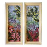 Jardin 1, 2024, tableau, dyptique