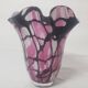 Vase en pâte de verre Murano Vintage forme mouchoir