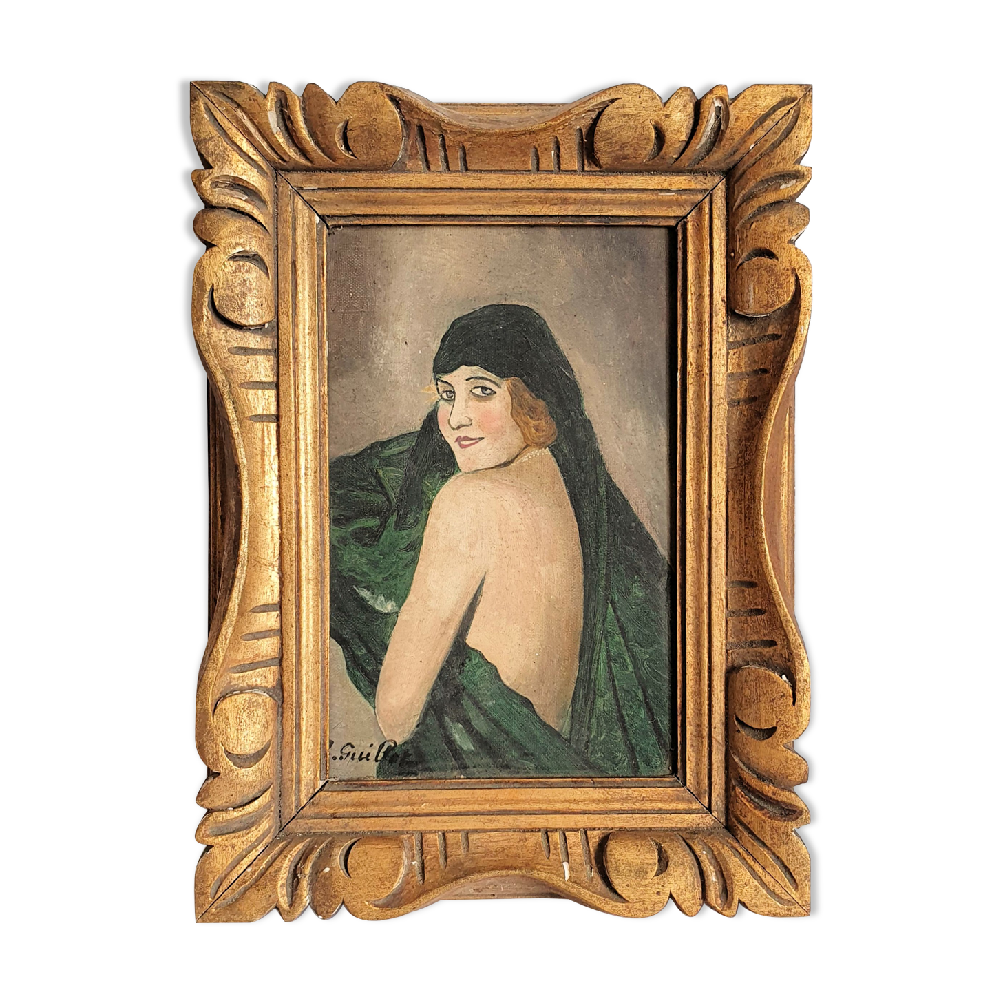 Oil on canvas by Gabrielle Guillot De Raffaillac