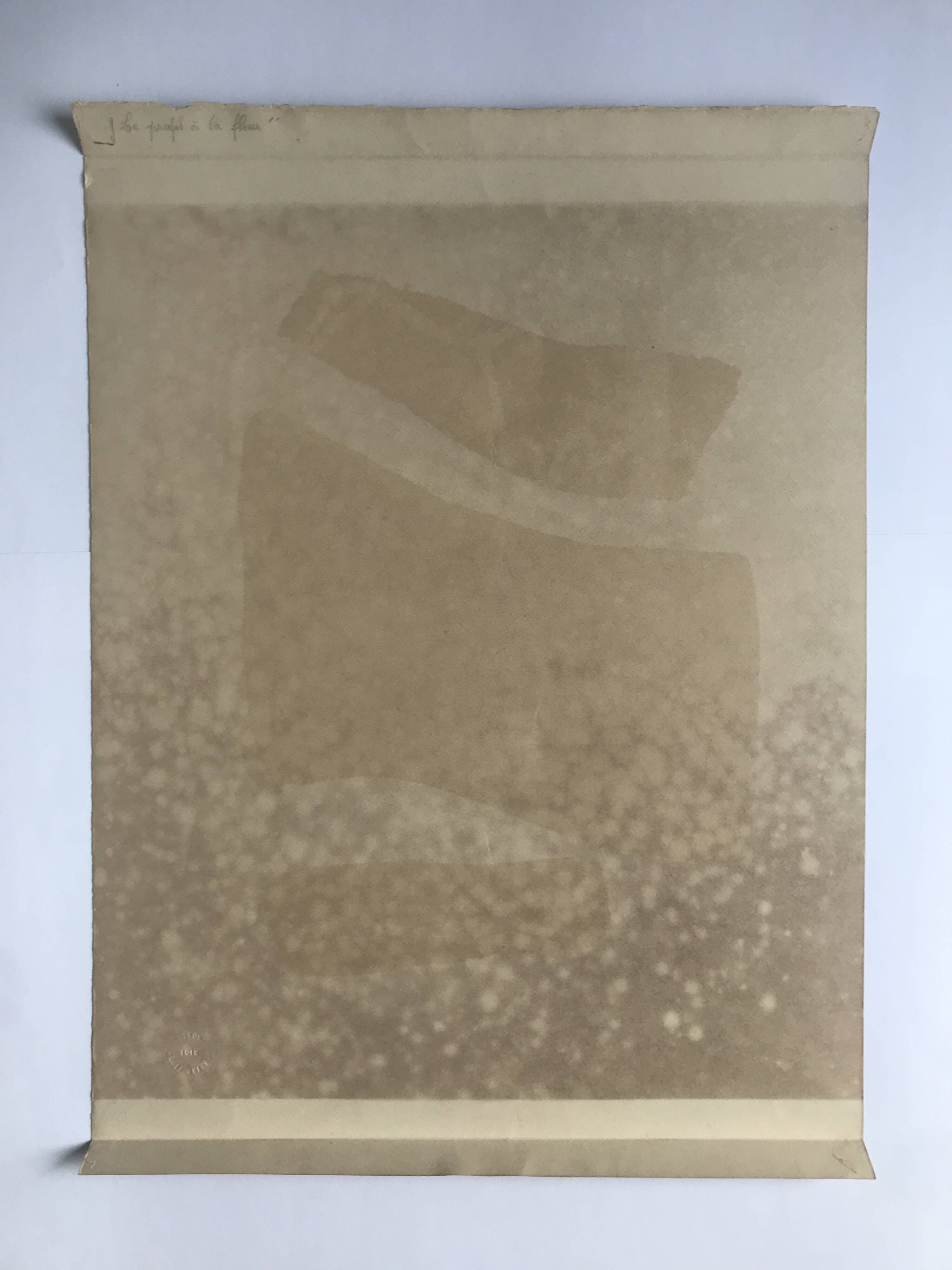 Fernand LEGER, Profile with Flower, c. 1948. Signed and stamped lithograph.