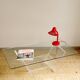 Glass and plexiglass coffee table - David Lange