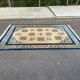 Large Chinese wool rug 200 x 310 cm — Blue & beige (Beijing style)
