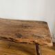 Brutalist wooden coffee table