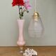 Vintage art deco frosted glass tulip pendant light